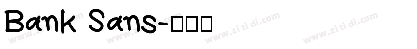 Bank Sans字体转换